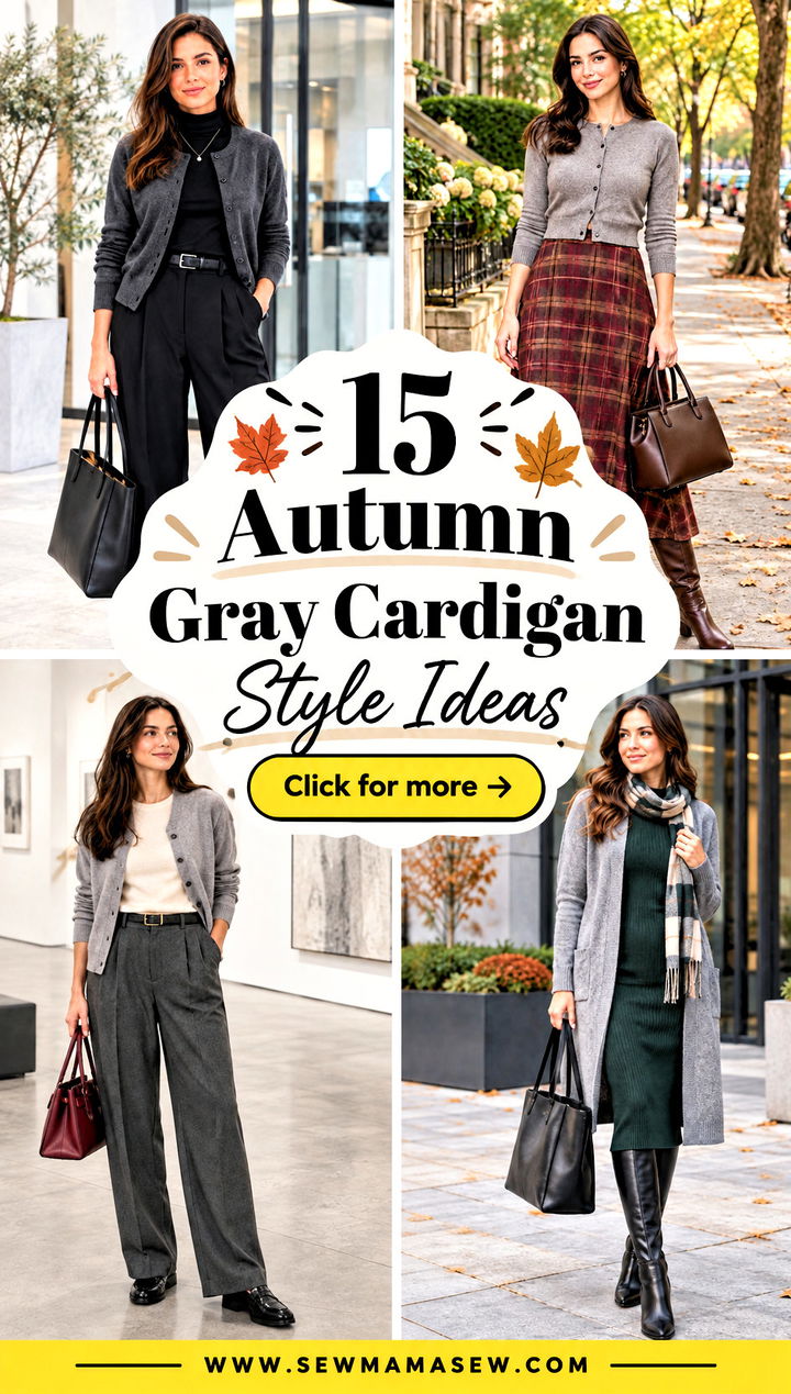 15 Autumn Gray Cardigan Style Ideas for Cozy Everyday Chic - 15 Autumn Gray Cardigan Style Ideas for Cozy Everyday Chic