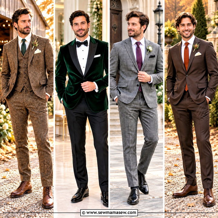 15 Autumn Groomsmen Attire Ideas for a Stylish Wedding Day