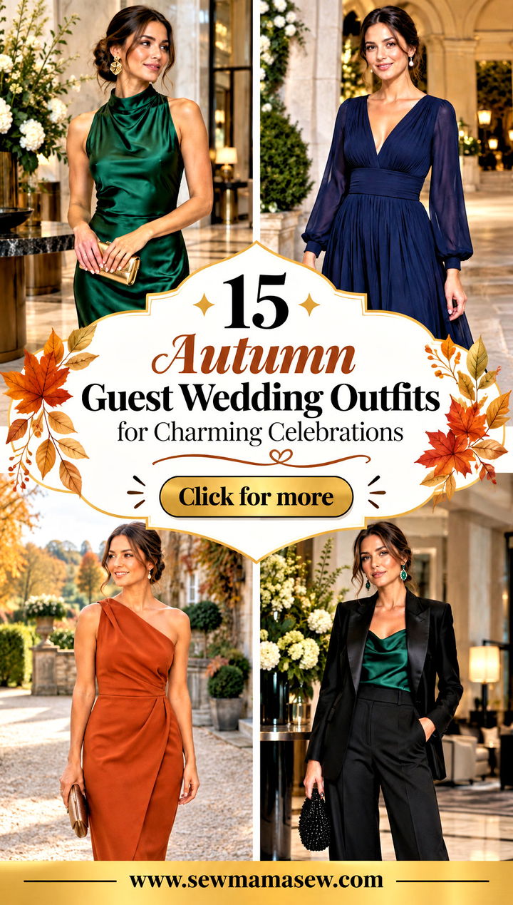 15 Autumn Guest Wedding Outfits for Charming Celebrations - 15 Autumn Guest Wedding Outfits for Charming Celebrations