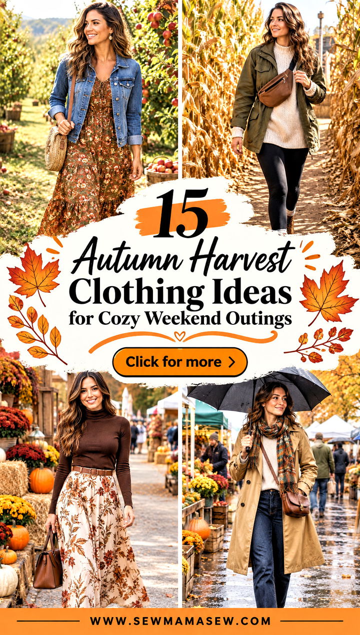 15 Autumn Harvest Clothing Ideas for Cozy Weekend Outings - 15 Autumn Harvest Clothing Ideas for Cozy Weekend Outings