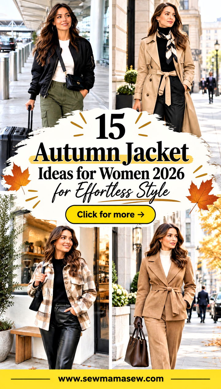 15 Autumn Jacket Ideas for Women 2026 for Effortless Style - 15 Autumn Jacket Ideas for Women 2026 for Effortless Style