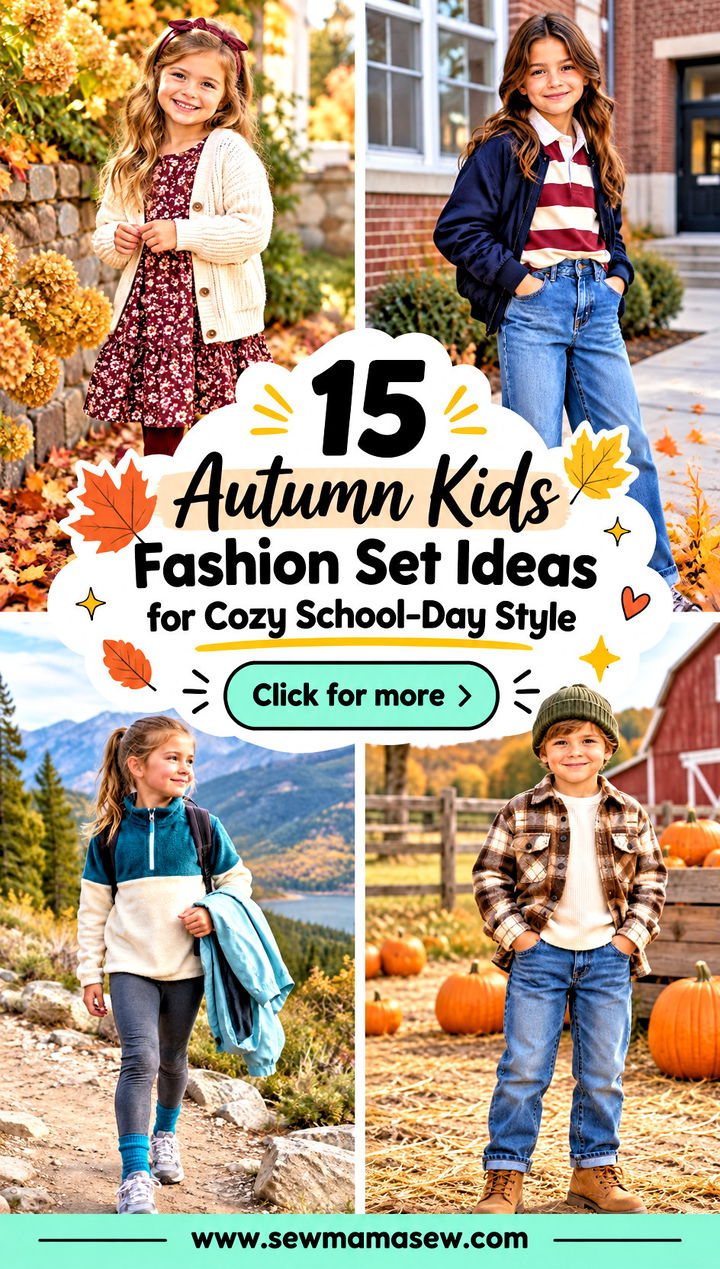 15 Autumn Kids Fashion Set Ideas for Cozy School-Day Style - 15 Autumn Kids Fashion Set Ideas for Cozy School-Day Style