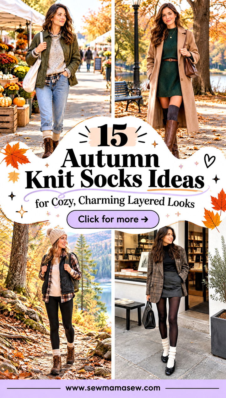 15 Autumn Knit Socks Ideas for Cozy Charming Layered Looks - 15 Autumn Knit Socks Ideas for Cozy, Charming Layered Looks