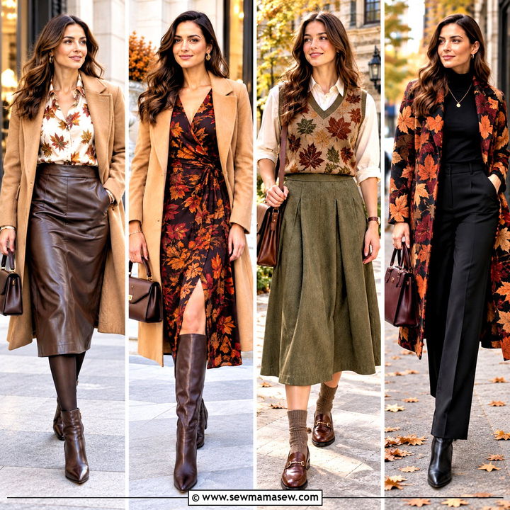 15 Autumn Leaf Print Clothing Ideas for Charming Fall Looks