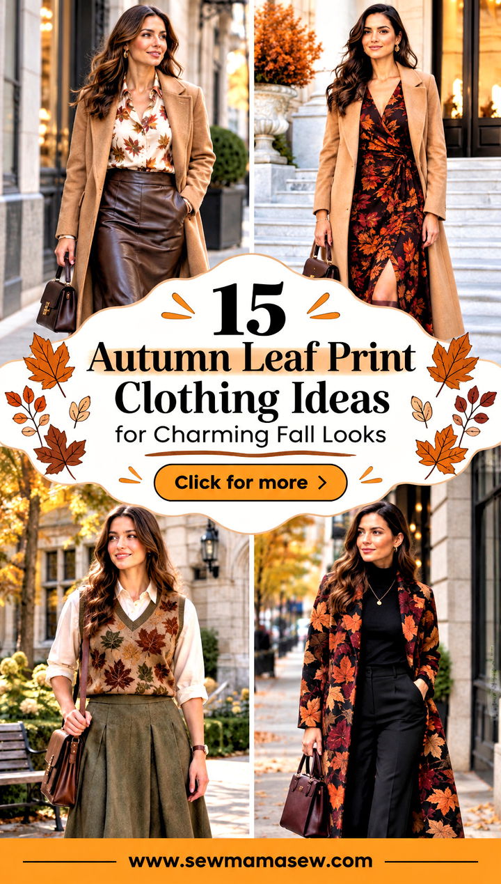 15 Autumn Leaf Print Clothing Ideas for Charming Fall Looks - 15 Autumn Leaf Print Clothing Ideas for Charming Fall Looks