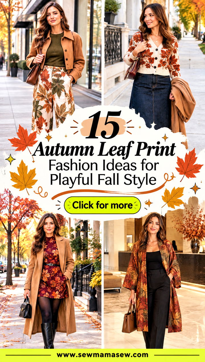 15 Autumn Leaf Print Fashion Ideas for Playful Fall Style - 15 Autumn Leaf Print Fashion Ideas for Playful Fall Style