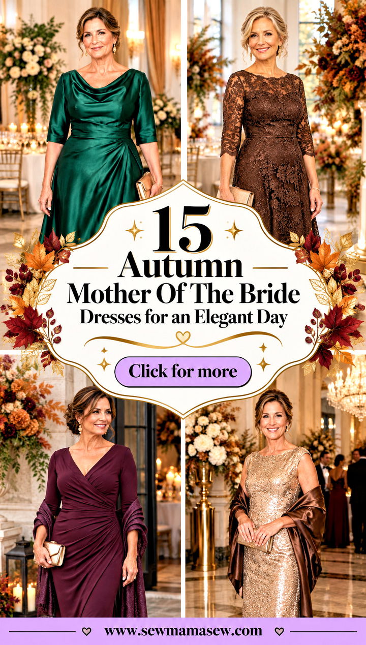 15 Autumn Mother Of The Bride Dresses for an Elegant Day - 15 Autumn Mother Of The Bride Dresses for an Elegant Day