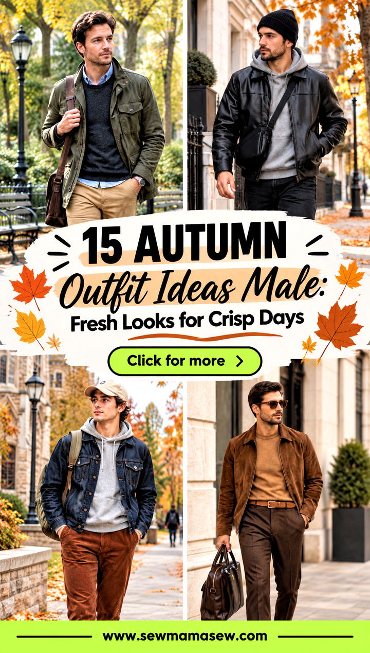 15 Autumn Outfit Ideas Male Fresh Looks for Crisp Days - 15 Autumn Outfit Ideas Male: Fresh Looks for Crisp Days