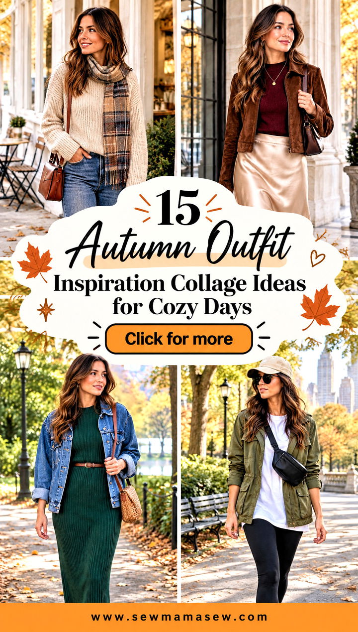 15 Autumn Outfit Inspiration Collage Ideas for Cozy Days - 15 Autumn Outfit Inspiration Collage Ideas for Cozy Days