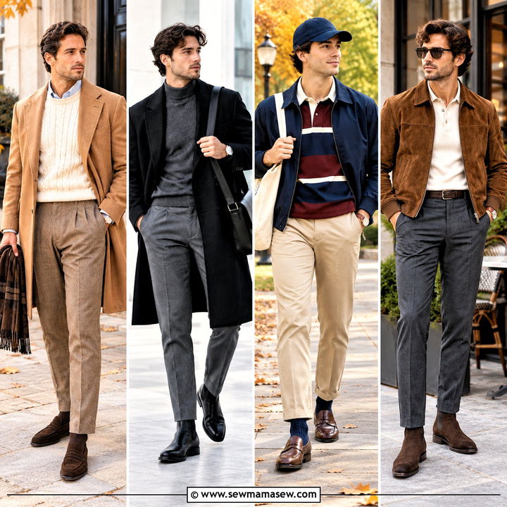 15 Autumn Outfit Men Aesthetic Ideas for Cool Fall Layers