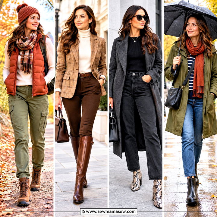 15 Autumn Outfits Boots Fall Fashion: Cozy Everyday Looks