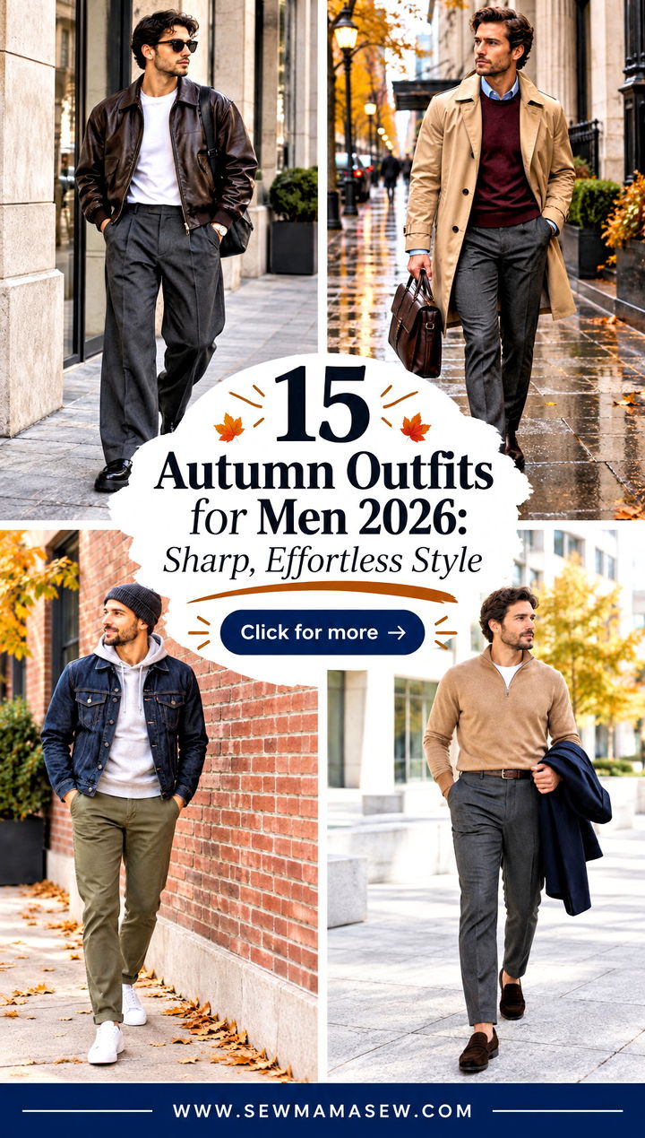 15 Autumn Outfits for Men 2026 Sharp Effortless Style - 15 Autumn Outfits for Men 2026: Sharp, Effortless Style