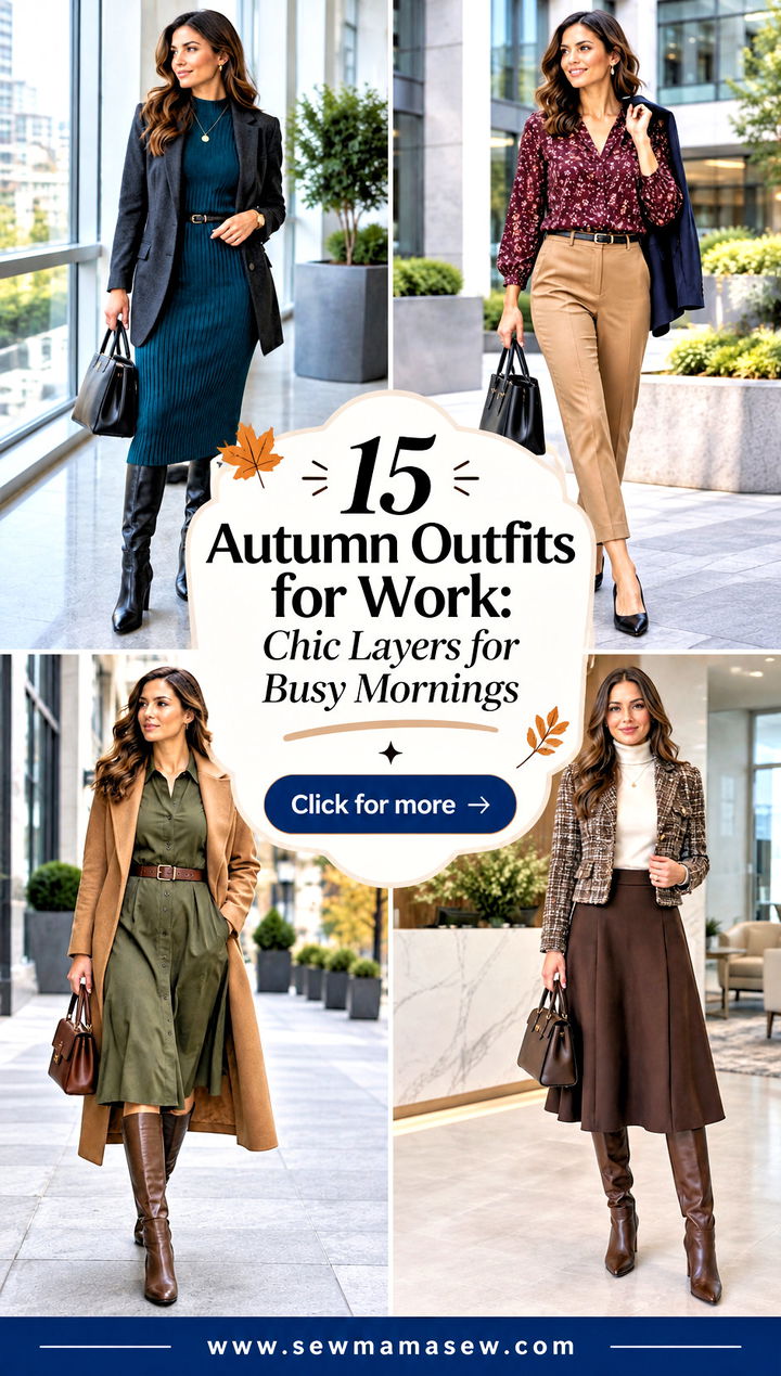 15 Autumn Outfits for Work Chic Layers for Busy Mornings - 15 Autumn Outfits for Work: Chic Layers for Busy Mornings