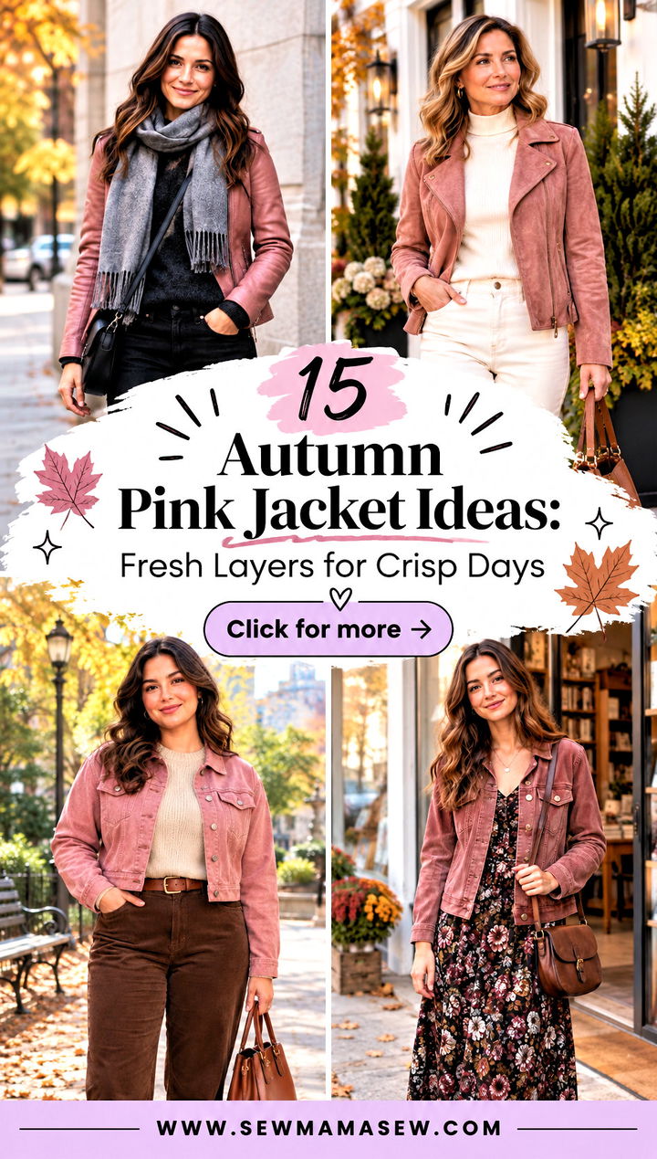 15 Autumn Pink Jacket Ideas Fresh Layers for Crisp Days - 15 Autumn Pink Jacket Ideas: Fresh Layers for Crisp Days