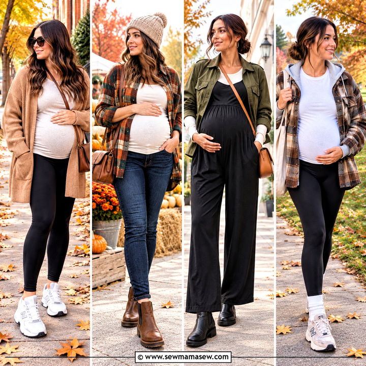 15 Autumn Pregnant Outfit Ideas for Cozy Maternity Style