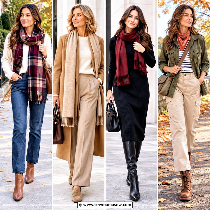 15 Autumn Scarf Fashion Accessory Ideas for Cozy Chic Looks