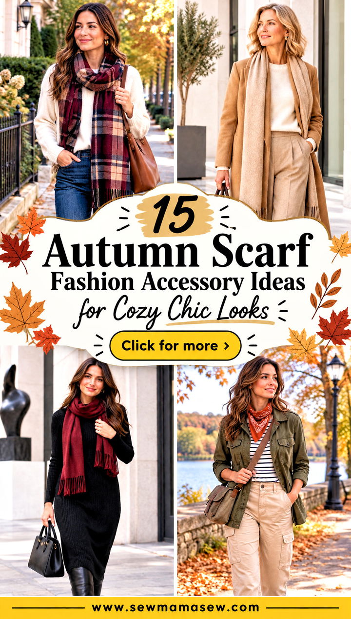 15 Autumn Scarf Fashion Accessory Ideas for Cozy Chic Looks - 15 Autumn Scarf Fashion Accessory Ideas for Cozy Chic Looks