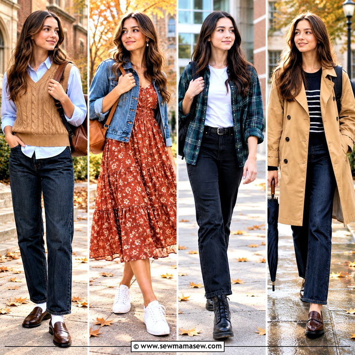 15 Autumn School Aesthetic Outfits for Cozy Campus Style