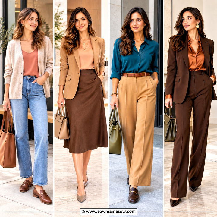 15 Autumn Seasonal Color Analysis Outfits for Rich Style