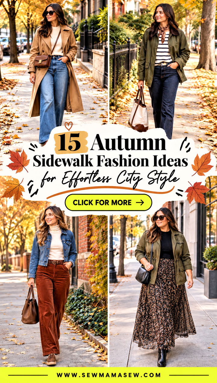 15 Autumn Sidewalk Fashion Ideas for Effortless City Style - 15 Autumn Sidewalk Fashion Ideas for Effortless City Style