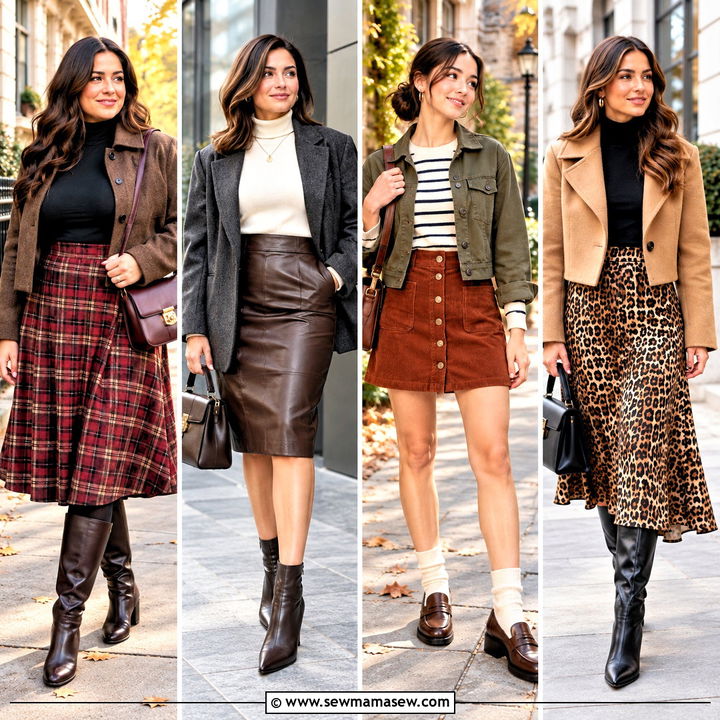 15 Autumn Skirt Outfit Ideas for Cozy, Polished Fall Looks