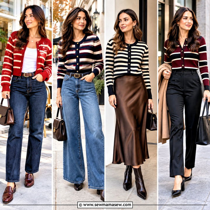 15 Autumn Striped Cardigan Ideas for Effortless Cozy Style