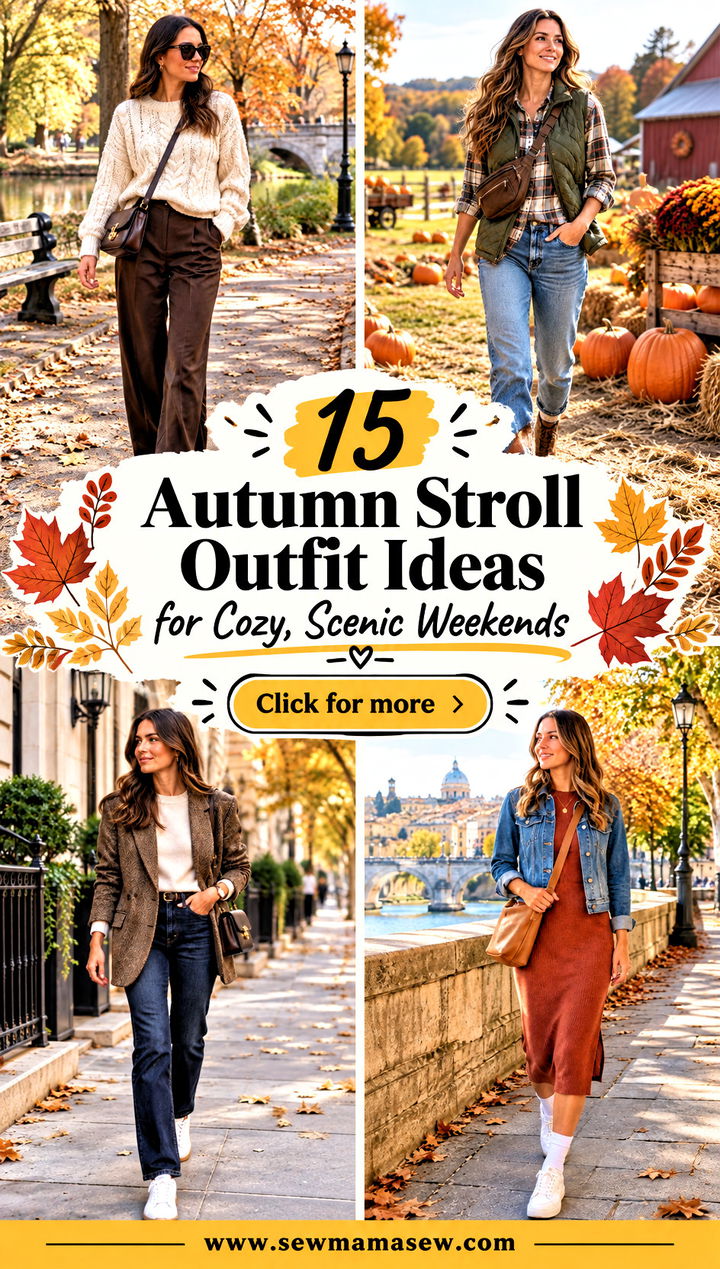 15 Autumn Stroll Outfit Ideas for Cozy Scenic Weekends - 15 Autumn Stroll Outfit Ideas for Cozy, Scenic Weekends
