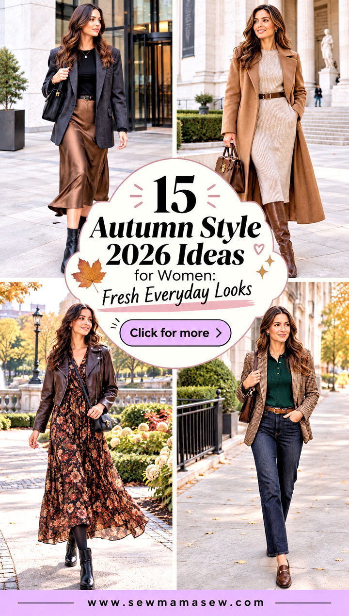 15 Autumn Style 2026 Ideas for Women Fresh Everyday Looks - 15 Autumn Style 2026 Ideas for Women: Fresh Everyday Looks