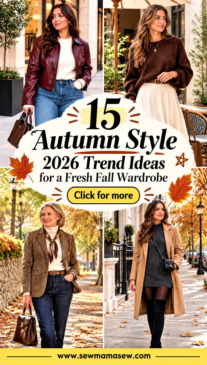 15 Autumn Style 2026 Trend Ideas for a Fresh Fall Wardrobe - 15 Autumn Style 2026 Trend Ideas for a Fresh Fall Wardrobe