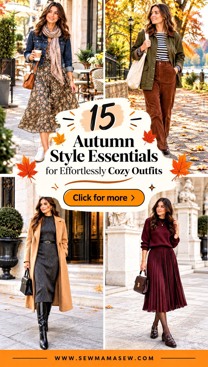 15 Autumn Style Essentials for Effortlessly Cozy Outfits - 15 Autumn Style Essentials for Effortlessly Cozy Outfits