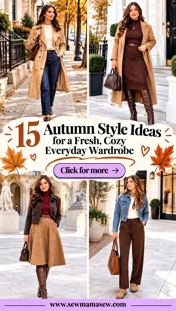 15 Autumn Style Ideas for a Fresh Cozy Everyday Wardrobe - 15 Autumn Style Ideas for a Fresh, Cozy Everyday Wardrobe