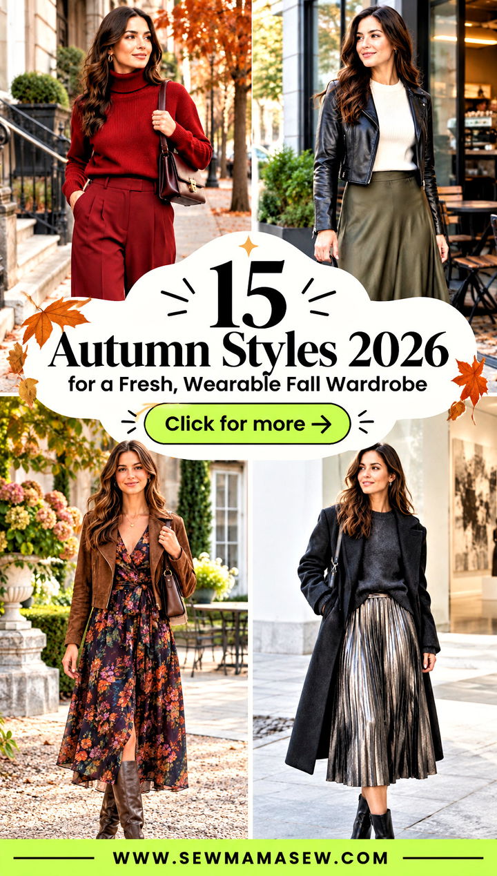 15 Autumn Styles 2026 for a Fresh Wearable Fall Wardrobe - 15 Autumn Styles 2026 for a Fresh, Wearable Fall Wardrobe