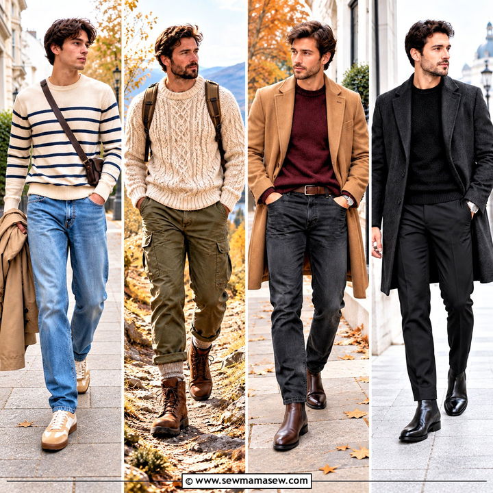 15 Autumn Sweater Ideas for Men for Cozy Everyday Style