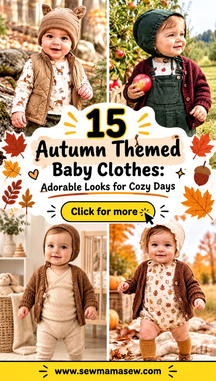 15 Autumn Themed Baby Clothes Adorable Looks for Cozy Days - 15 Autumn Themed Baby Clothes: Adorable Looks for Cozy Days