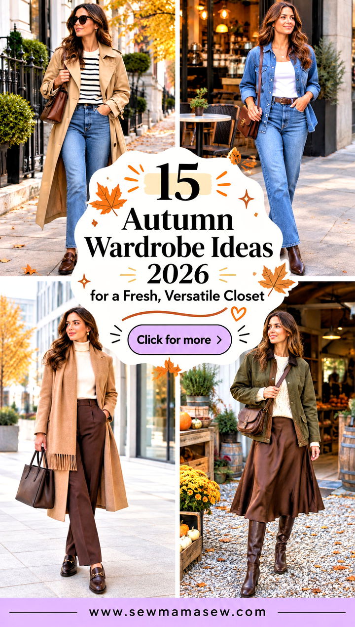 15 Autumn Wardrobe Ideas 2026 for a Fresh Versatile Closet - 15 Autumn Wardrobe Ideas 2026 for a Fresh, Versatile Closet