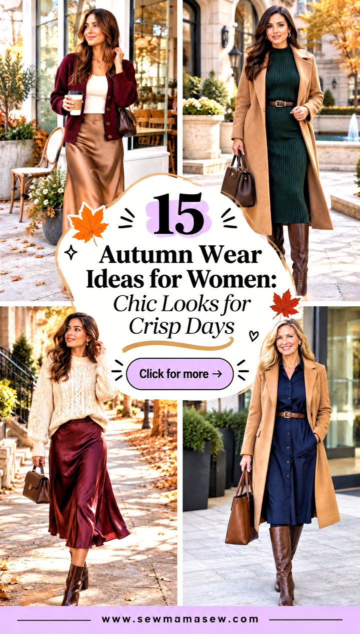 15 Autumn Wear Ideas for Women Chic Looks for Crisp Days - 15 Autumn Wear Ideas for Women: Chic Looks for Crisp Days