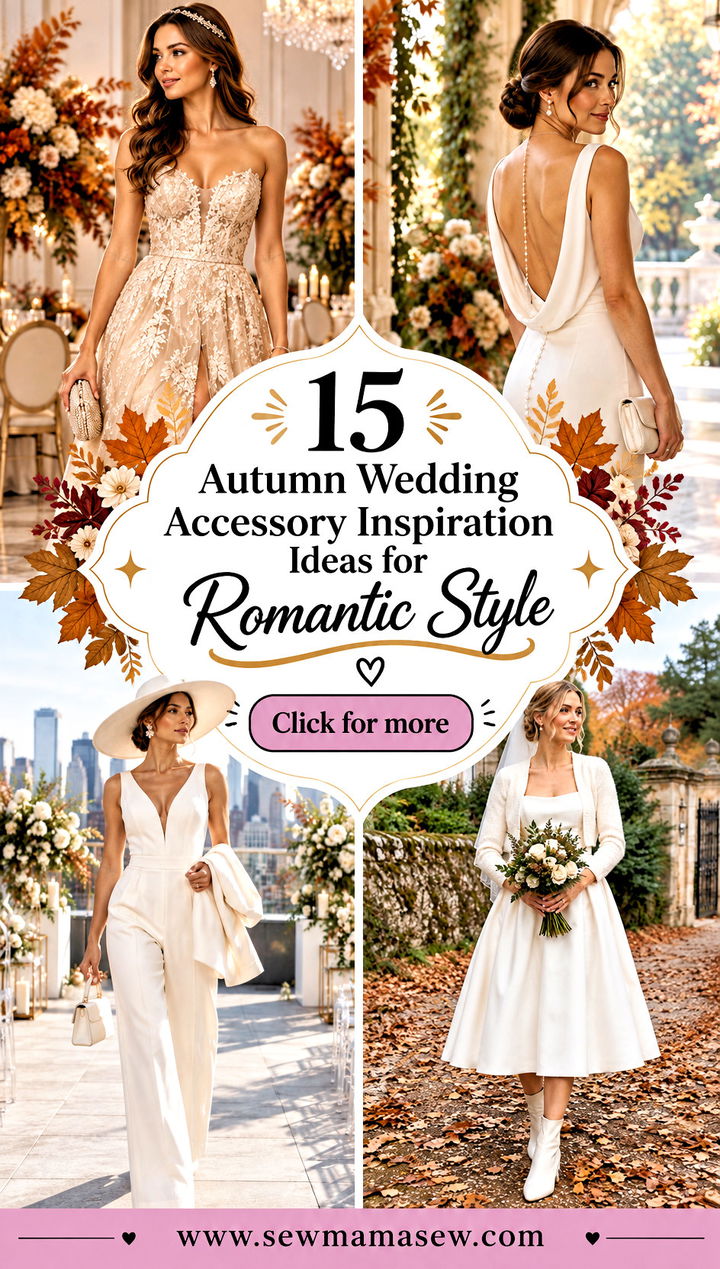 15 Autumn Wedding Accessory Inspiration Ideas for Romantic Style - 15 Autumn Wedding Accessory Inspiration Ideas for Romantic Style