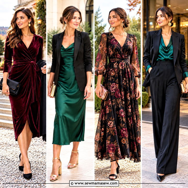 15 Autumn Wedding Outfit Guest Ideas for Elegant Fall Looks