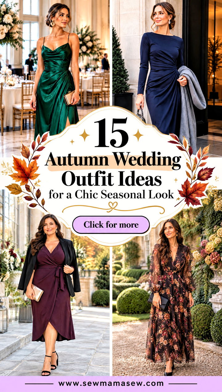 15 Autumn Wedding Outfit Ideas for a Chic Seasonal Look - 15 Autumn Wedding Outfit Ideas for a Chic Seasonal Look