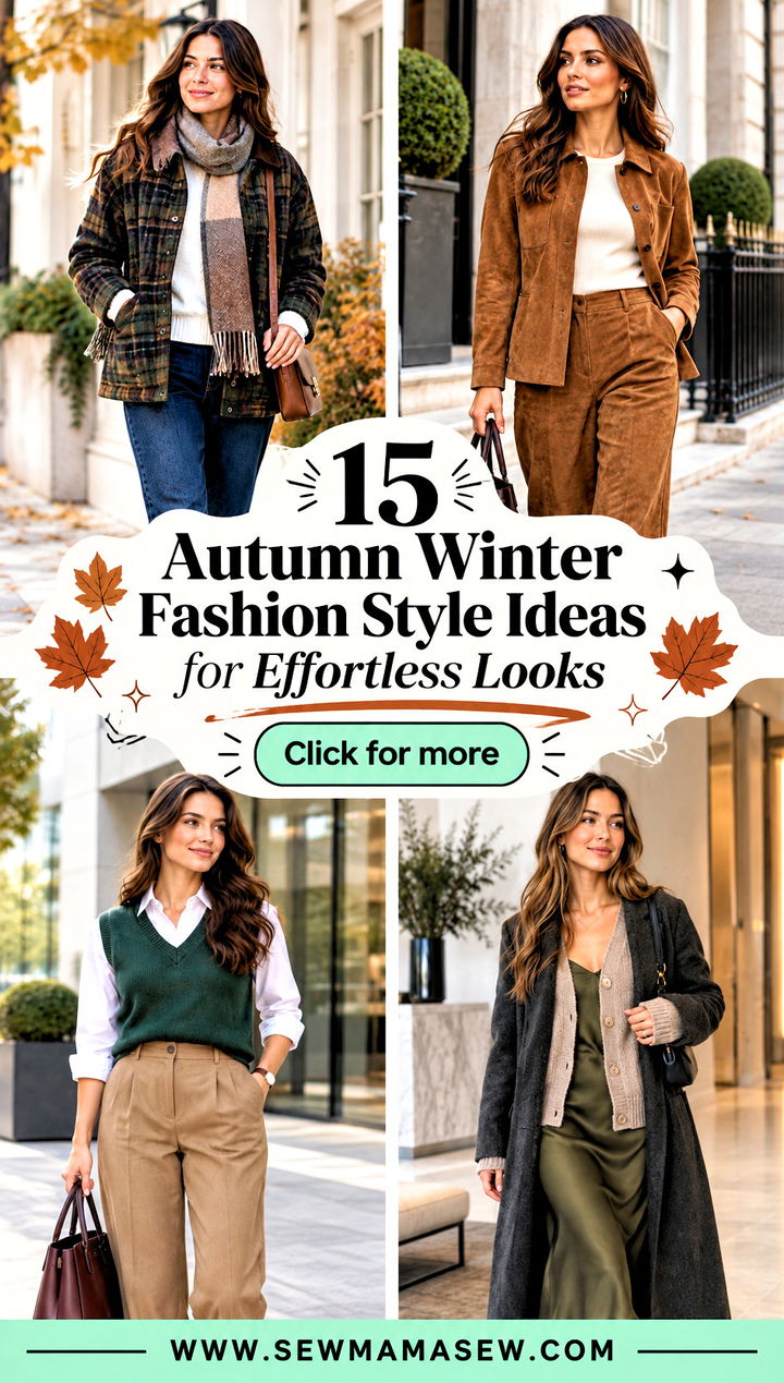 15 Autumn Winter Fashion Style Ideas for Effortless Looks - 15 Autumn Winter Fashion Style Ideas for Effortless Looks