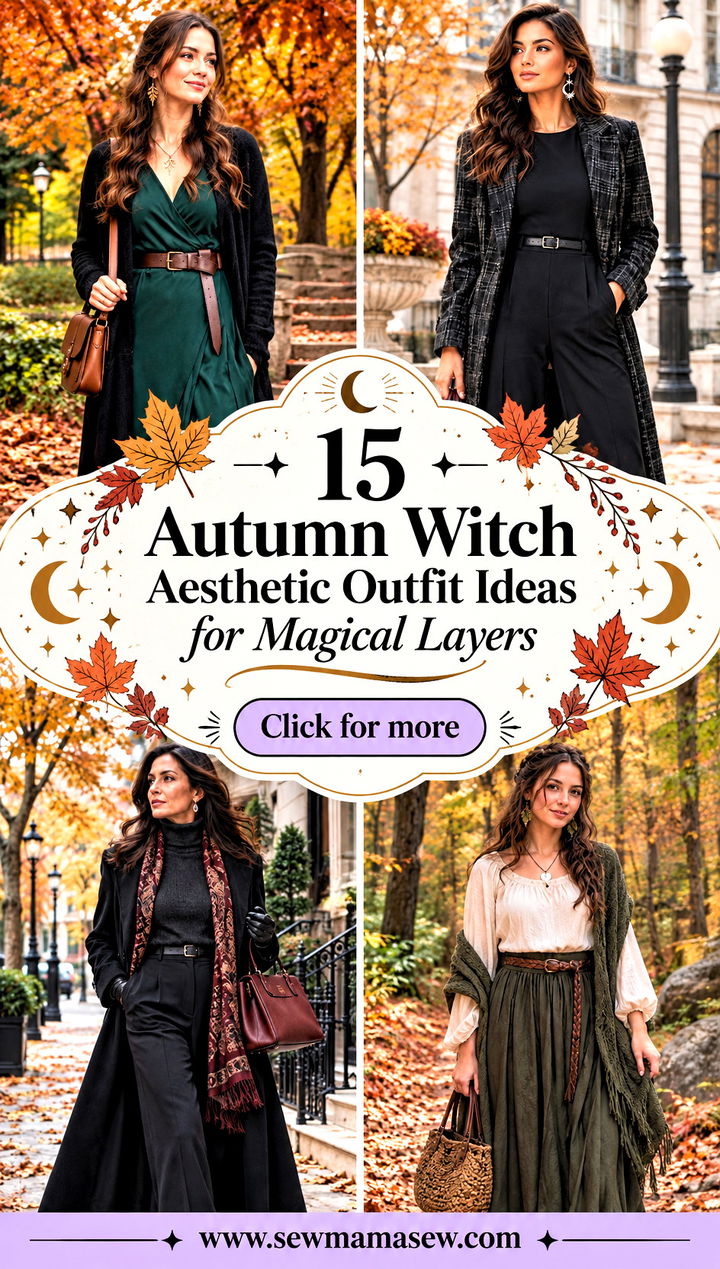 15 Autumn Witch Aesthetic Outfit Ideas for Magical Layers - 15 Autumn Witch Aesthetic Outfit Ideas for Magical Layers