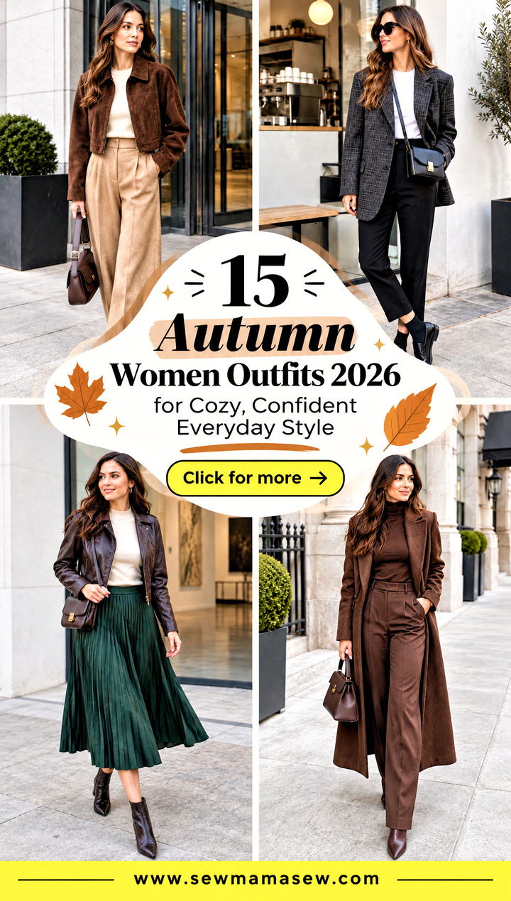 15 Autumn Women Outfits 2026 for Cozy Confident Everyday Style - 15 Autumn Women Outfits 2026 for Cozy, Confident Everyday Style