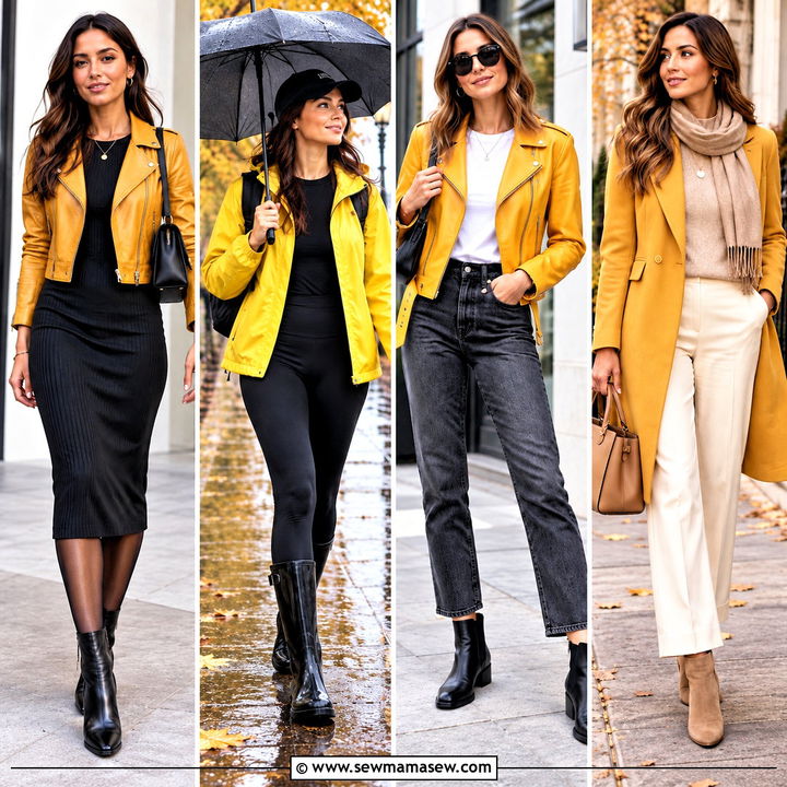 15 Autumn Yellow Jacket Ideas: Fresh Layers for Crisp Days