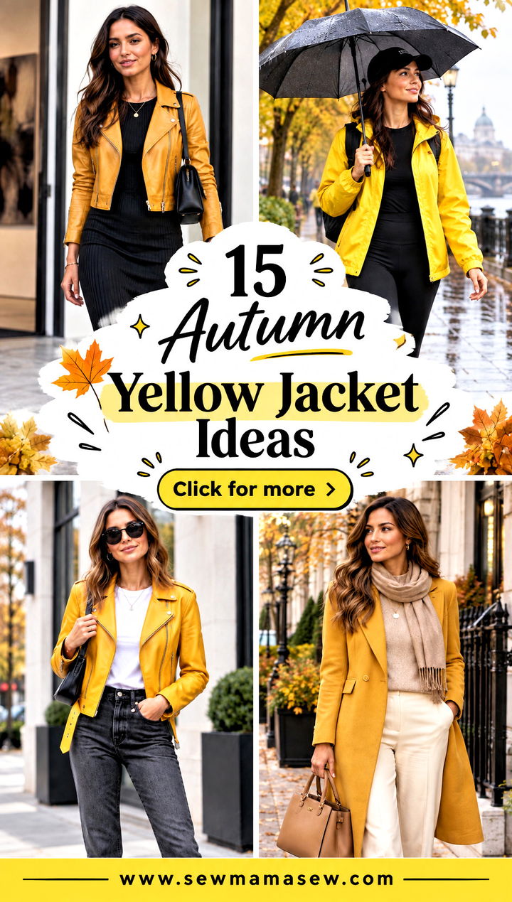 15 Autumn Yellow Jacket Ideas Fresh Layers for Crisp Days - 15 Autumn Yellow Jacket Ideas: Fresh Layers for Crisp Days