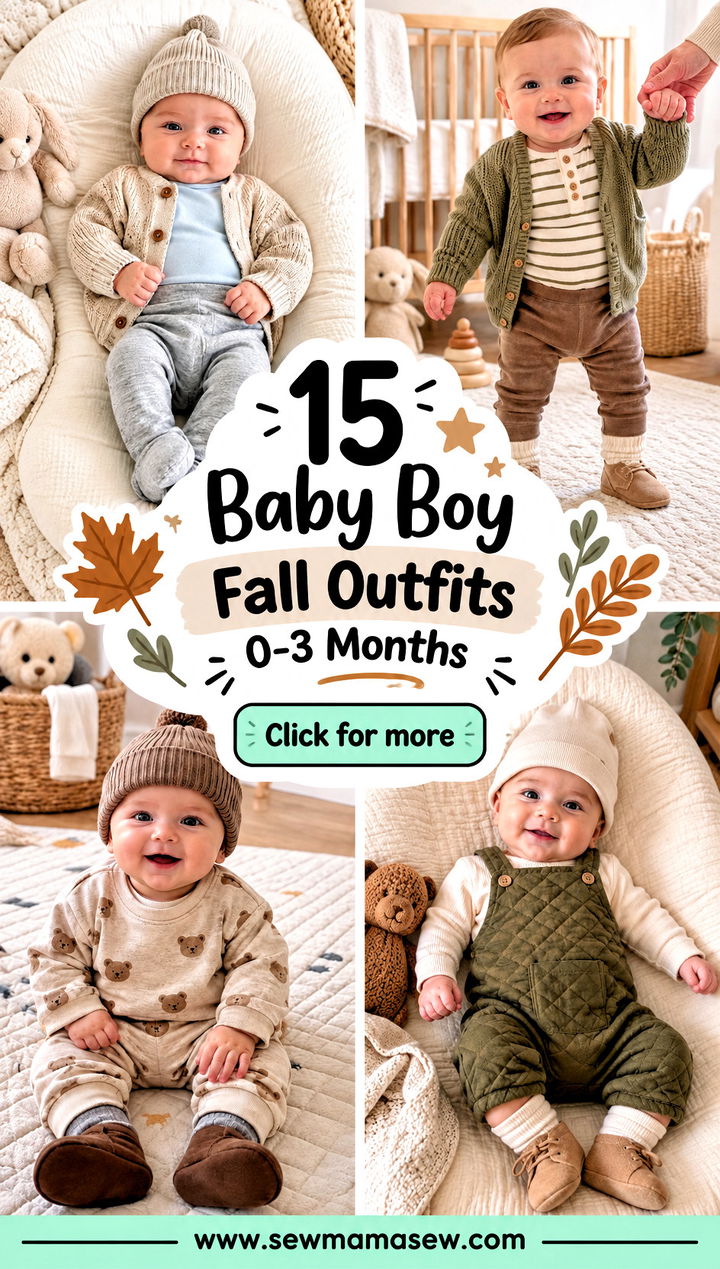 15 Baby Boy Fall Outfits 0-3 Months Sweet Newborn Layers - 15 Baby Boy Fall Outfits 0-3 Months: Sweet Newborn Layers