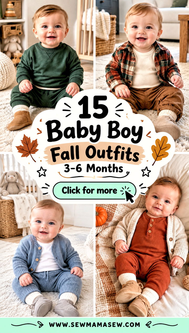 15 Baby Boy Fall Outfits 3-6 Months Cozy Everyday Favorites - 15 Baby Boy Fall Outfits 3-6 Months: Cozy Everyday Favorites