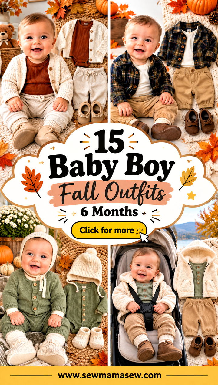 15 Baby Boy Fall Outfits 6 Months Sweet Styles for Cool Days - 15 Baby Boy Fall Outfits 6 Months: Sweet Styles for Cool Days