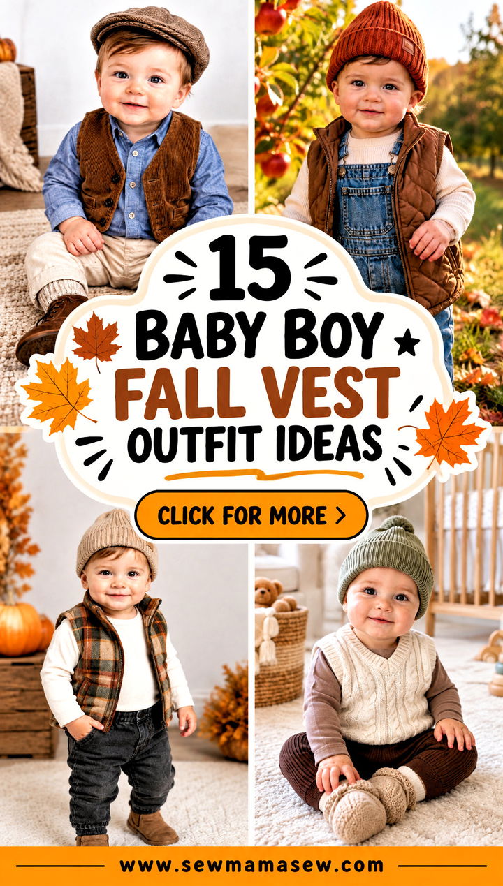 15 Baby Boy Fall Vest Outfit Ideas Cute Layers for Outings - 15 Baby Boy Fall Vest Outfit Ideas: Cute Layers for Outings