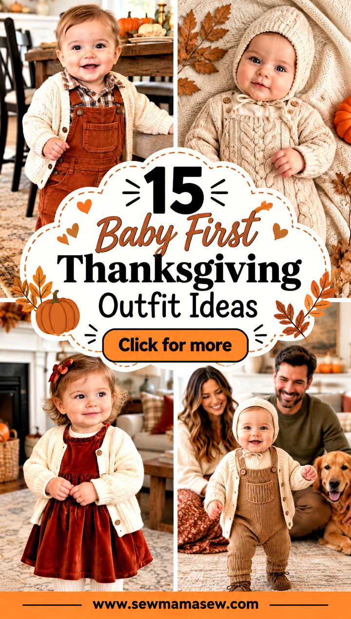 15 Baby First Thanksgiving Outfit Ideas Sweet Photo Looks - 15 Baby First Thanksgiving Outfit Ideas: Sweet Photo Looks