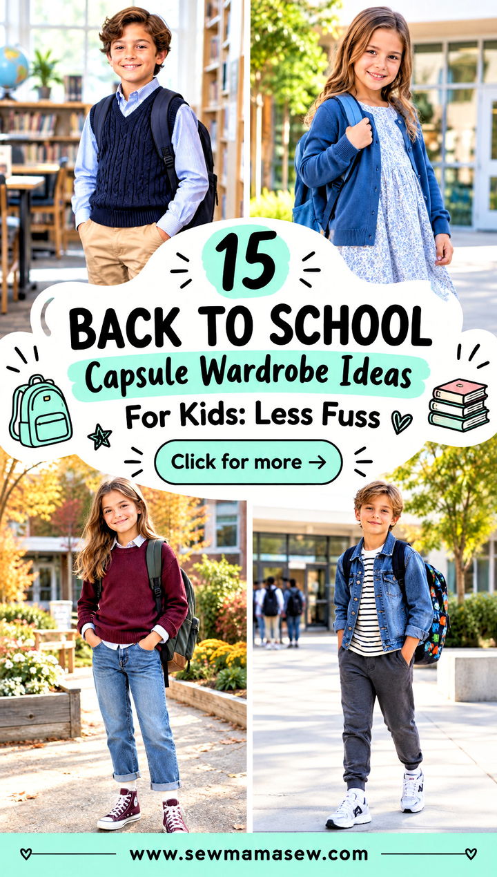 15 Back To School Capsule Wardrobe Ideas For Kids Less Fuss - 15 Back To School Capsule Wardrobe Ideas For Kids: Less Fuss